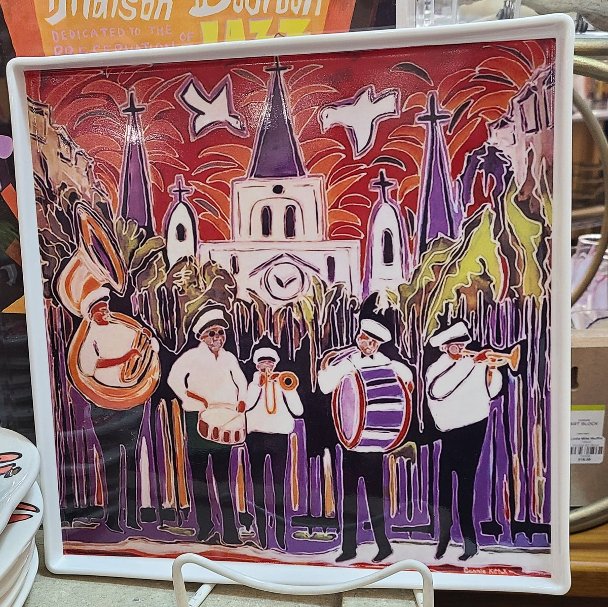 Second Line Ventures The Parish Line Square Platter - Little Miss Muffin Children & Home