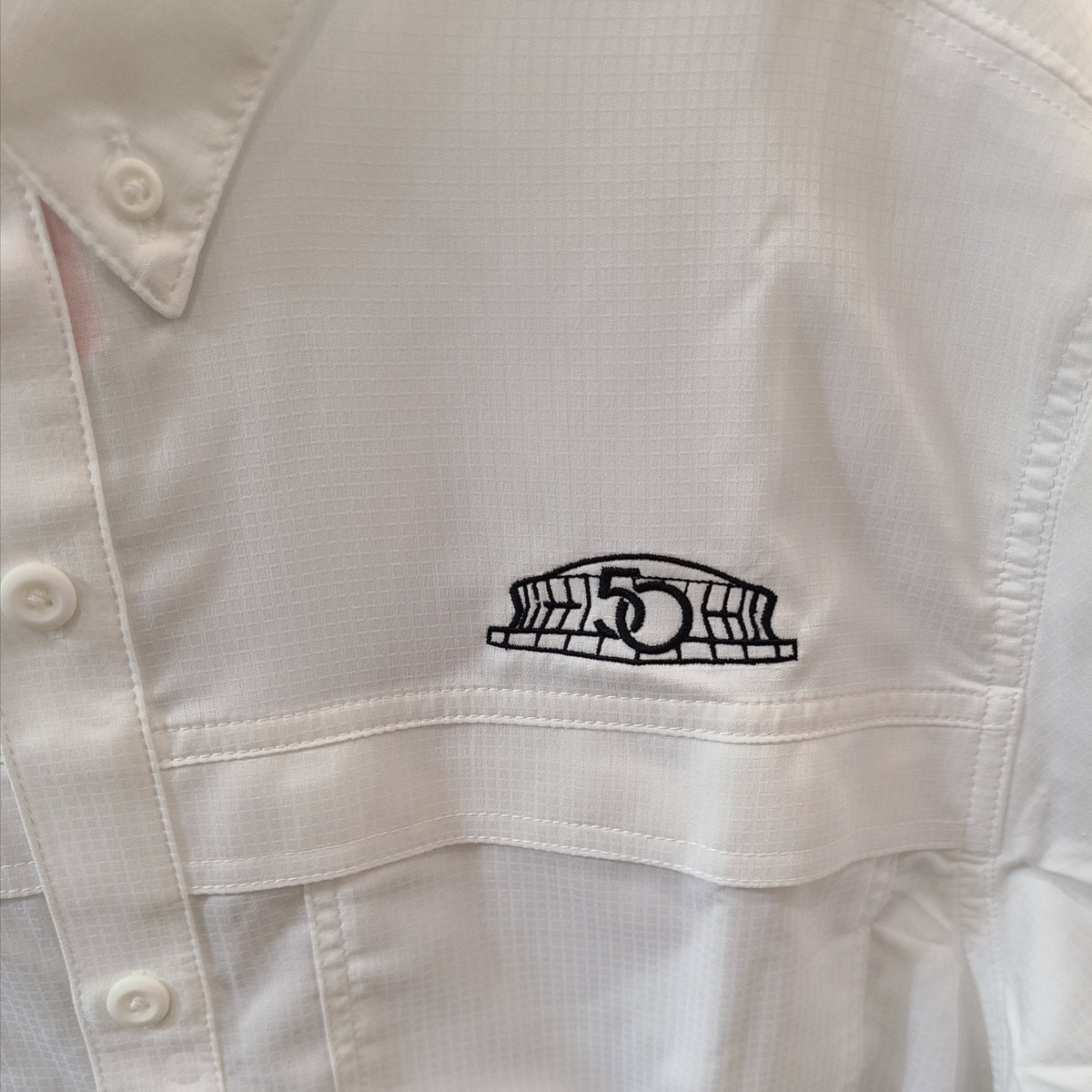 Whereable Art WHEREable Art Superdome "Celebrating 50 Years" Fishing Shirt - Little Miss Muffin Children & Home