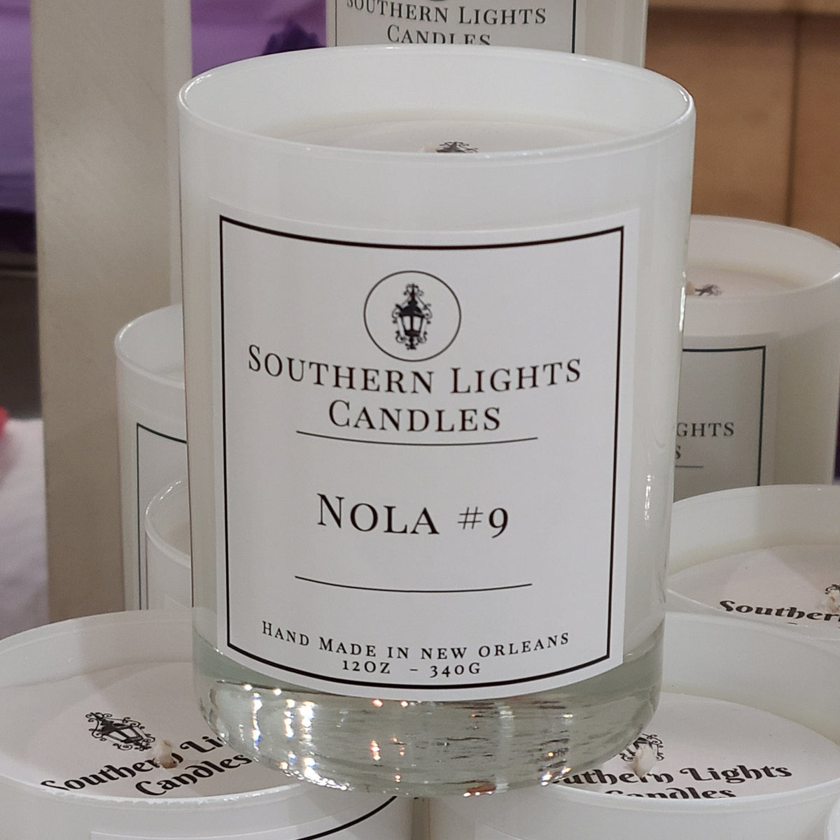 Southern Lights Southern Lights 12oz White Tumbler Candle - Little Miss Muffin Children & Home