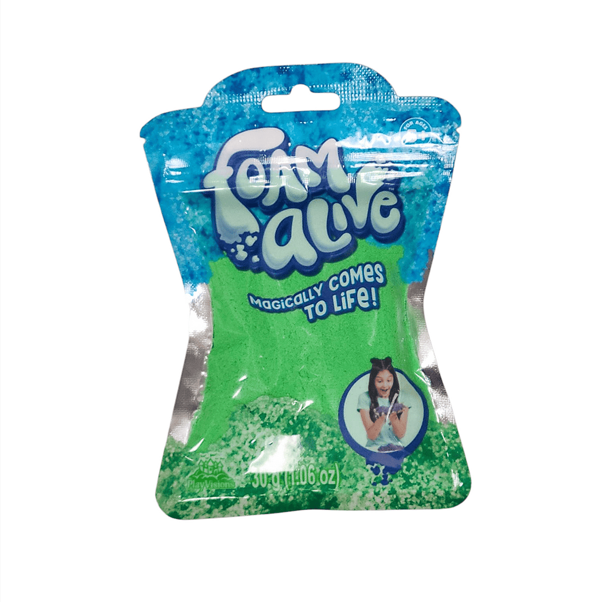 Play Visions Play Visions Foam Alive 30g Foil Bag, Available in 6 Colors - Little Miss Muffin Children & Home