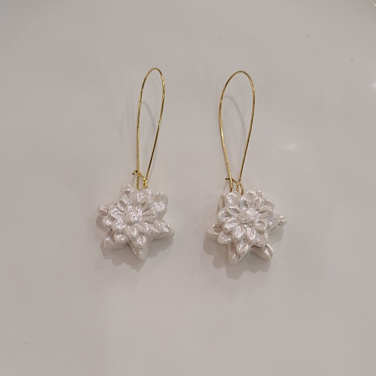 Carol Cassisa (3-D Flower) Orangerie Earrings - Little Miss Muffin Children & Home