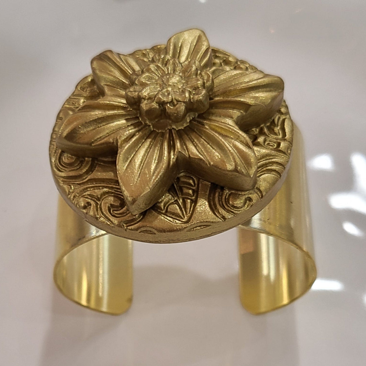 Carol Cassisa Fleuriste Brass Cuff - Little Miss Muffin Children & Home