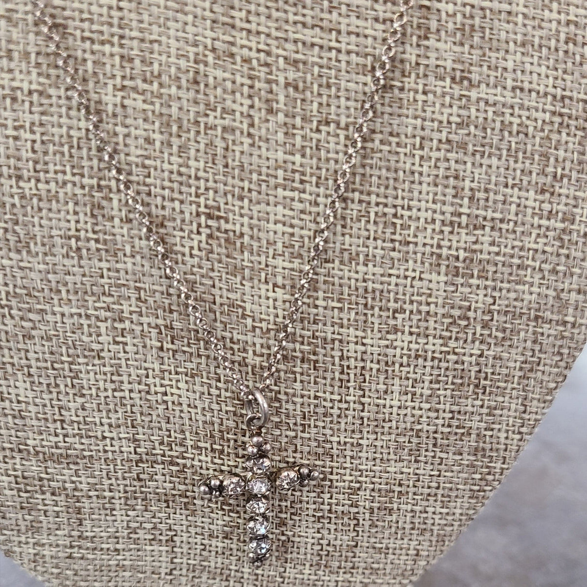 Virgins Saints & Angels Virgins Saints & Angels Madonna Charm Silverwclear Necklace - Little Miss Muffin Children & Home