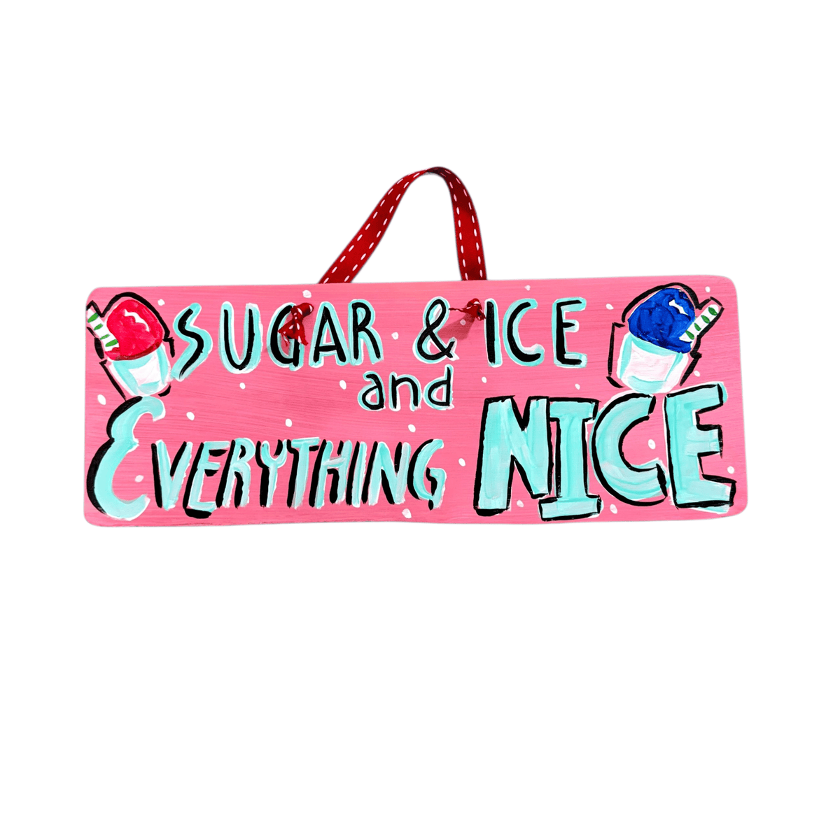 Michelle's Art Box 6"x16" Wood Sign, Sugar & Spice - Little Miss Muffin Children & Home