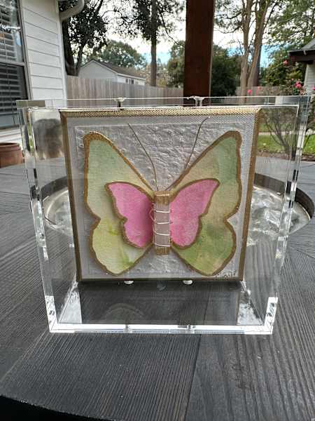Dana Manly Art Dana Manly Prayer Butterfly 6”x6” in Shadowbox - Little Miss Muffin Children & Home