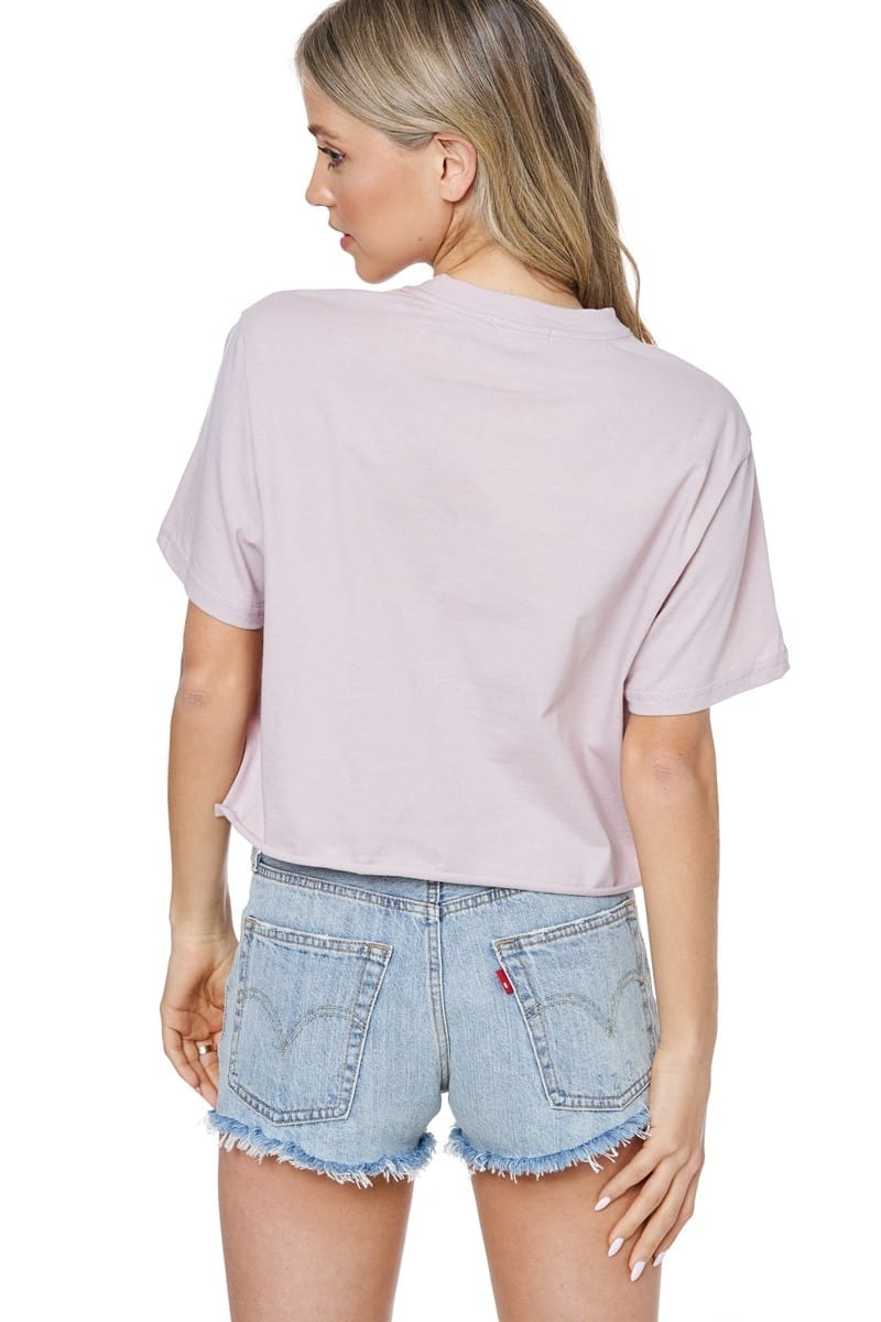Puff Free Bird Wild Spirit T-Shirt in Rose