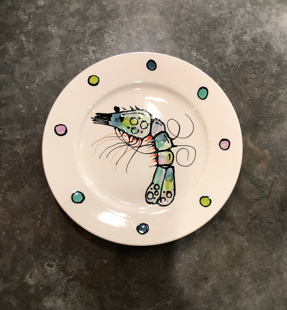 Rainbow Shrimp Appetizer/Salad Plate