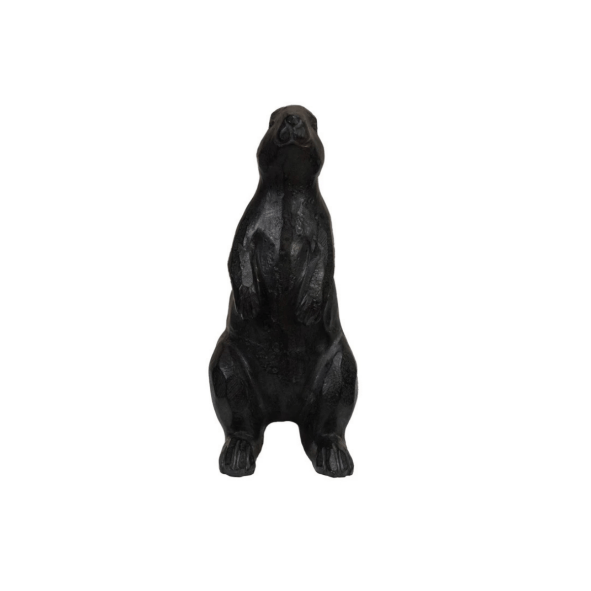 Resin Rabbit with Cast Iron Finish