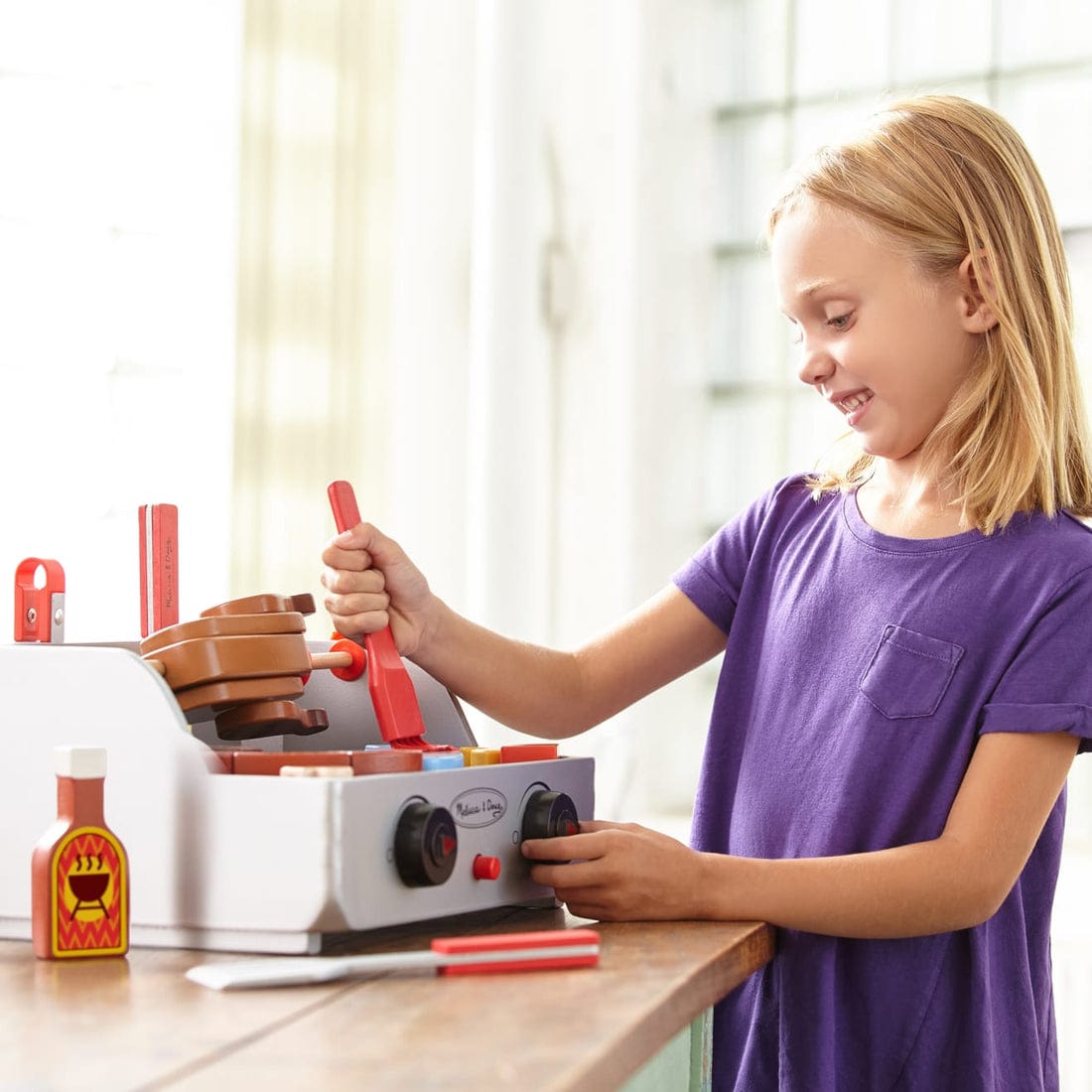 Melissa & Doug Melissa & Doug Rotisserie & Grill Barbecue Set - Little Miss Muffin Children & Home