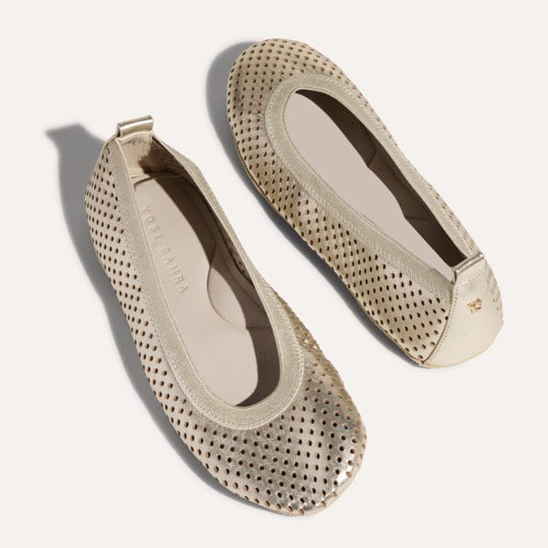 Gold Metallic Perforated Samara