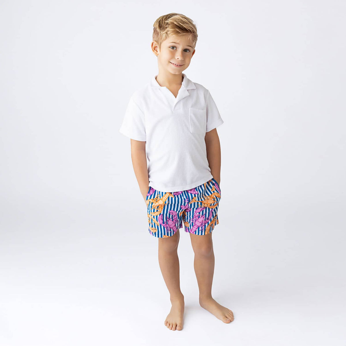 Shade Critters Shade Critters Boys Trunks - Lobster Stripe - Little Miss Muffin Children & Home