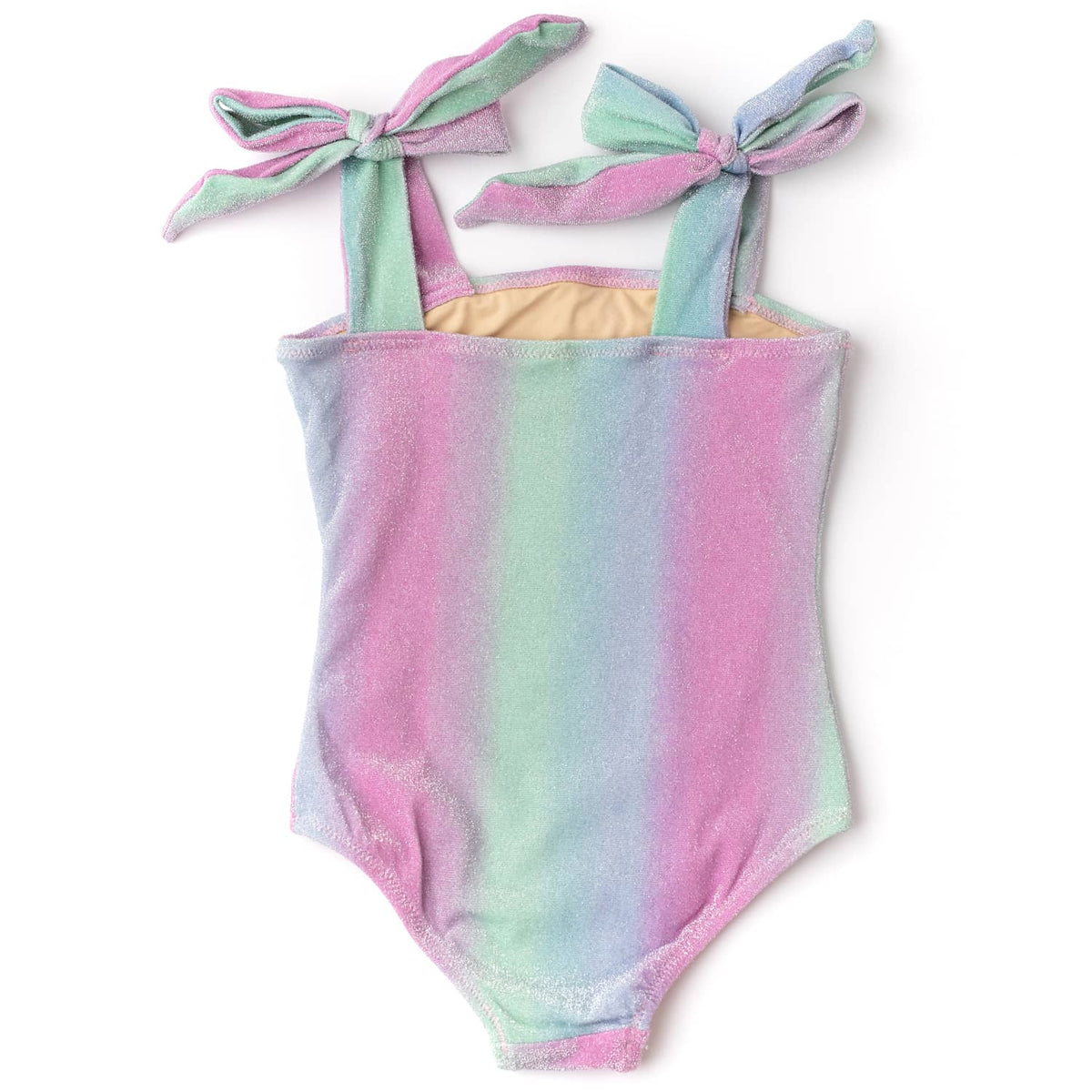 Shade Critters Shade Critters Ocean Ombre Girls Shimmer Bunny Tie One Piece Swimsuit - Little Miss Muffin Children & Home