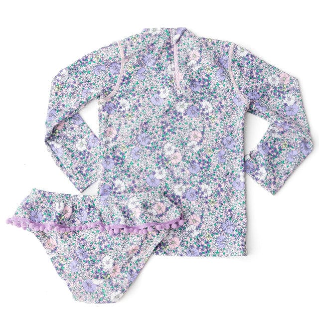 Shade Critters Shade Critters Rashguard Set - Flower Power Purple - Little Miss Muffin Children & Home
