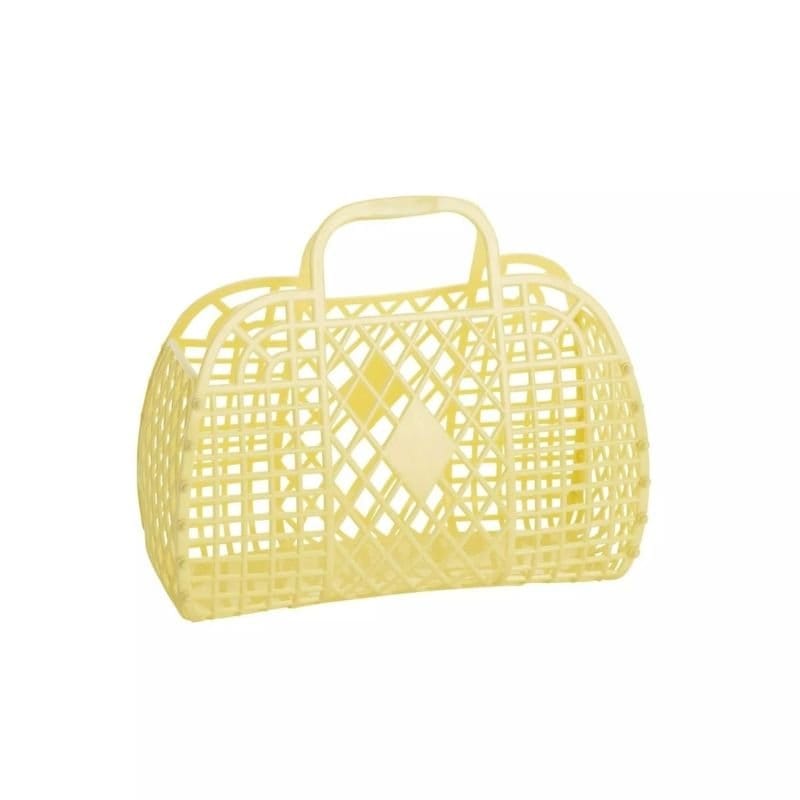 Retro Basket Jelly Bag in Primrose Yellow