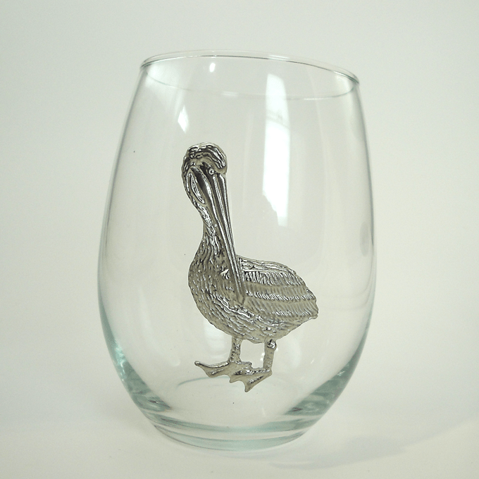 Pewter Graphics Pewter Graphics SL21P Pelican Stemless Goblet 21oz - Little Miss Muffin Children & Home