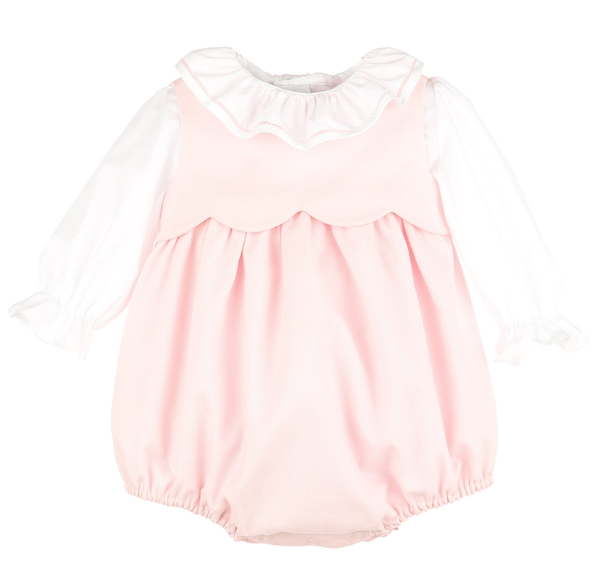 Casero & Associates Casero & Associates Cozy Club Scallop Bubble Set, Pink - Little Miss Muffin Children & Home