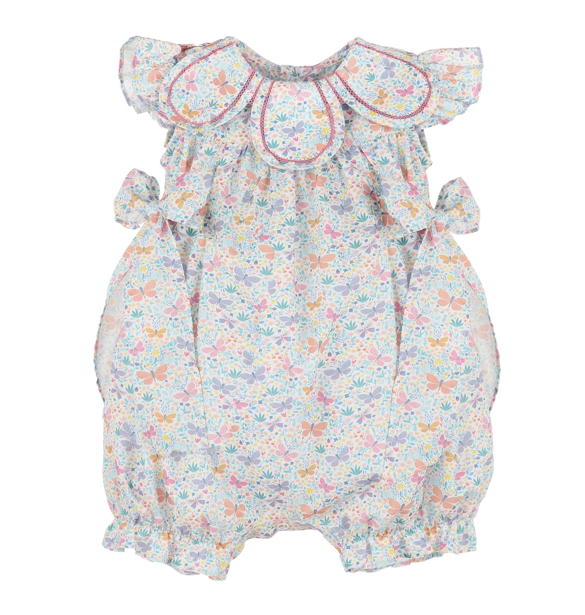 Casero & Associates Casero & Associates Butterfly Petal Playsuit, Print - Little Miss Muffin Children & Home