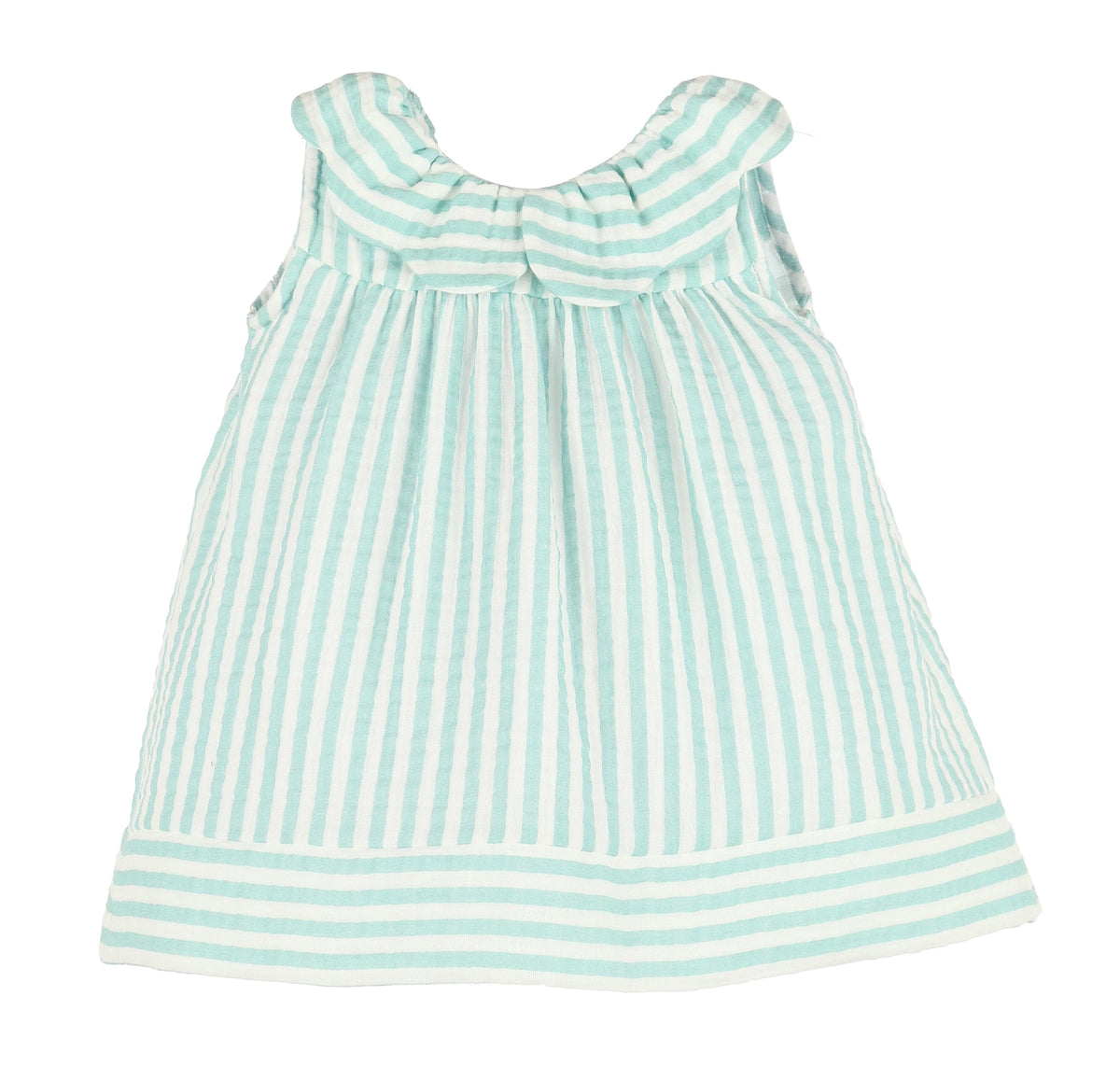 Casero & Associates Casero & Associates Sullivan Stripe Dress, Green - Little Miss Muffin Children & Home