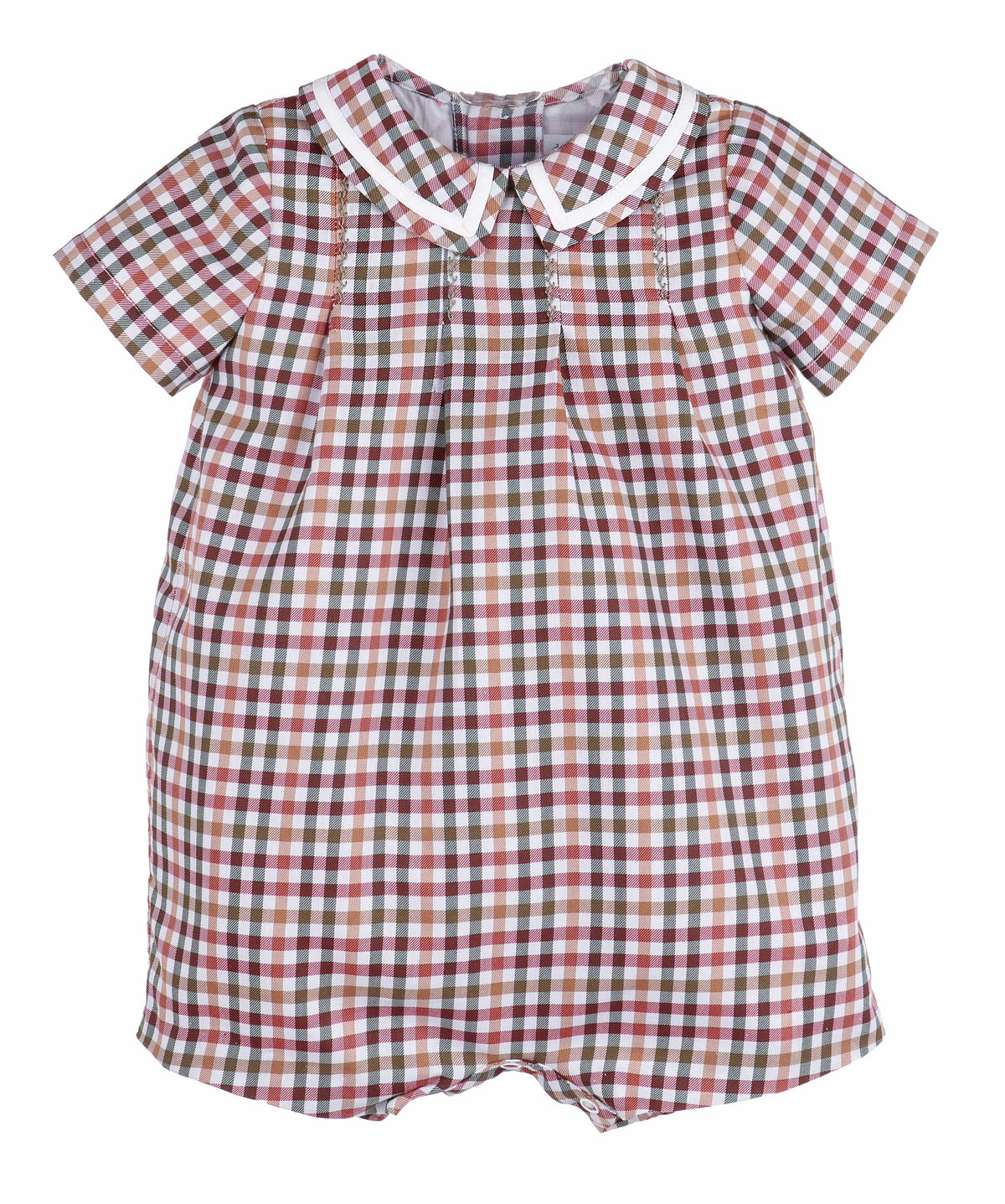 Cider Checks Print Boy Bubble