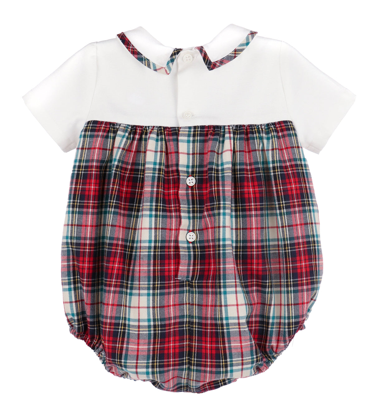 christmas plaid boys gingerbread bubble