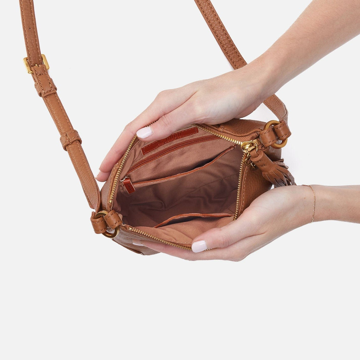 Hobo Hobo Lexi Crossbody in Pebbled Leather in Warm Honey - Little Miss Muffin Children & Home
