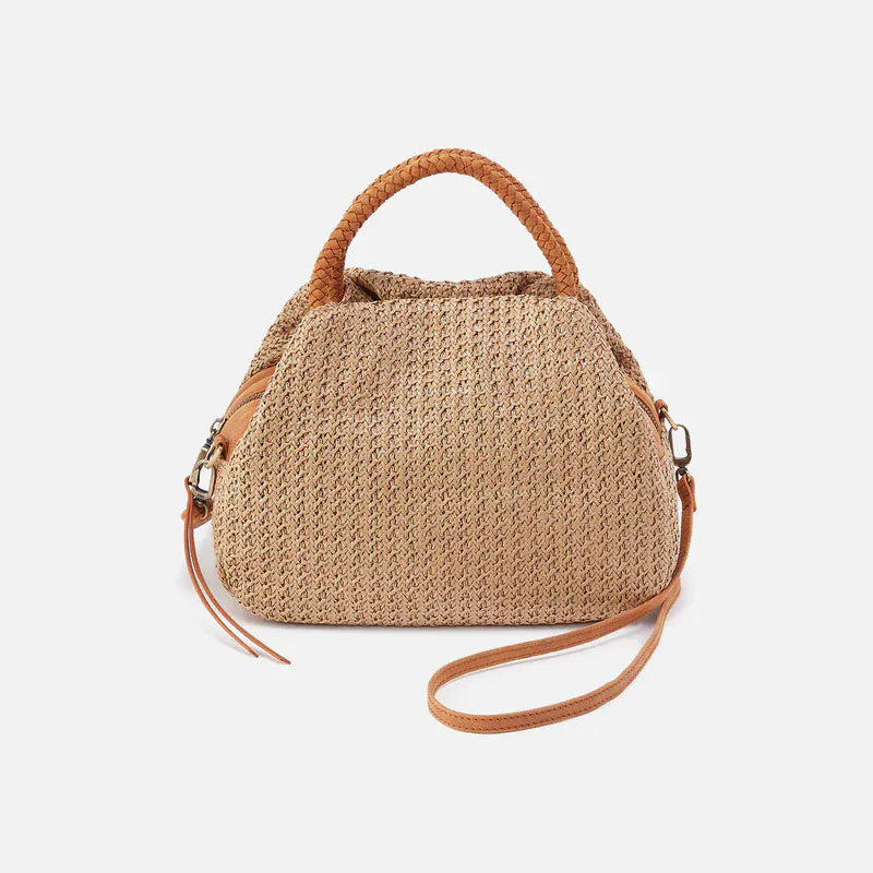 Darling Small Satchel Meadow Woven Straw