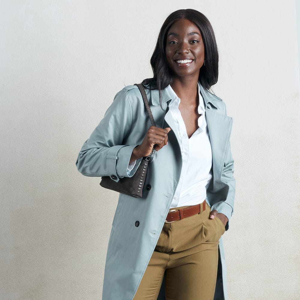 Darcy Crossbody Suede Leather - Hearthstone