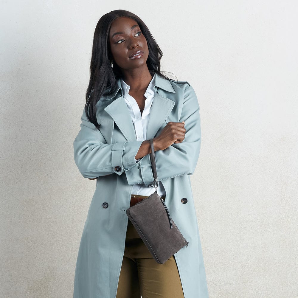 Darcy Crossbody Suede Leather - Hearthstone