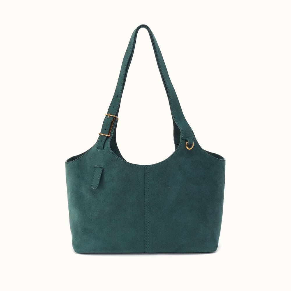 Atlas Tote Suede Leather - Pine Needle