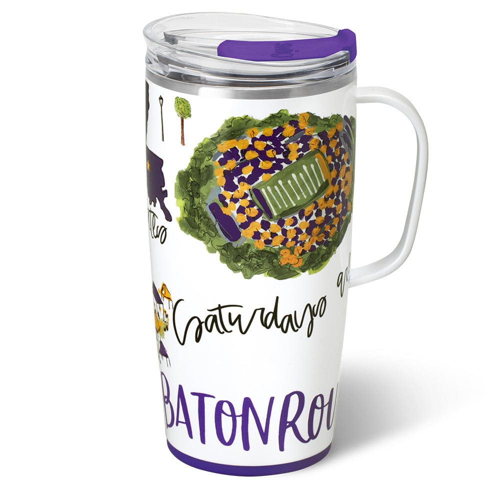 Saturdays In Baton Rouge Travel Mug (22oz)
