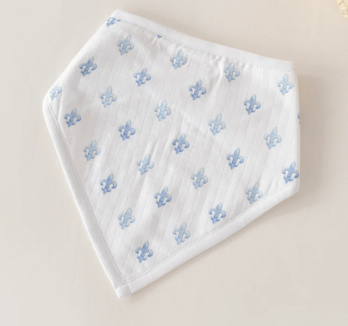 Fleur De Bleu Organic Muslin Bib