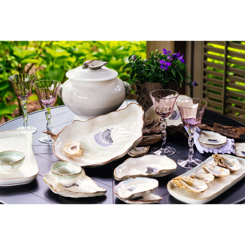 Abigail's Home Decor Abigails Seaside Oyster Plate, Large - Little Miss Muffin Children & Home