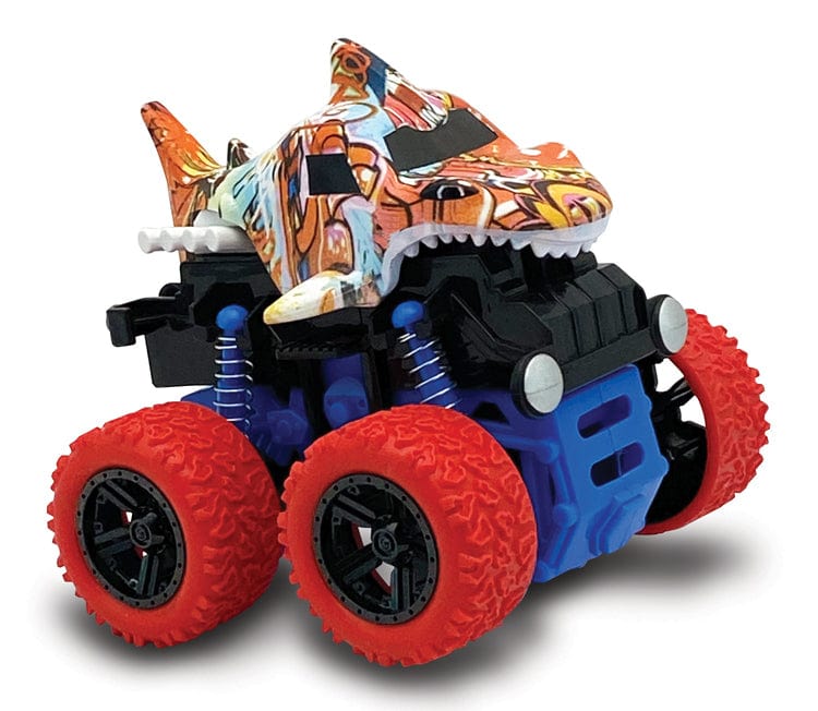 Aeromax Ind Inc Aeromax Ind Inc Dino-Faur Mini Friction Powered Push N Go Truck Shark - Little Miss Muffin Children & Home