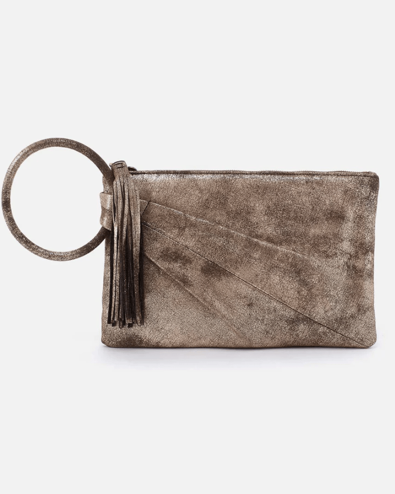Sheila Soft Ring Clutch in Cocoa Platinum