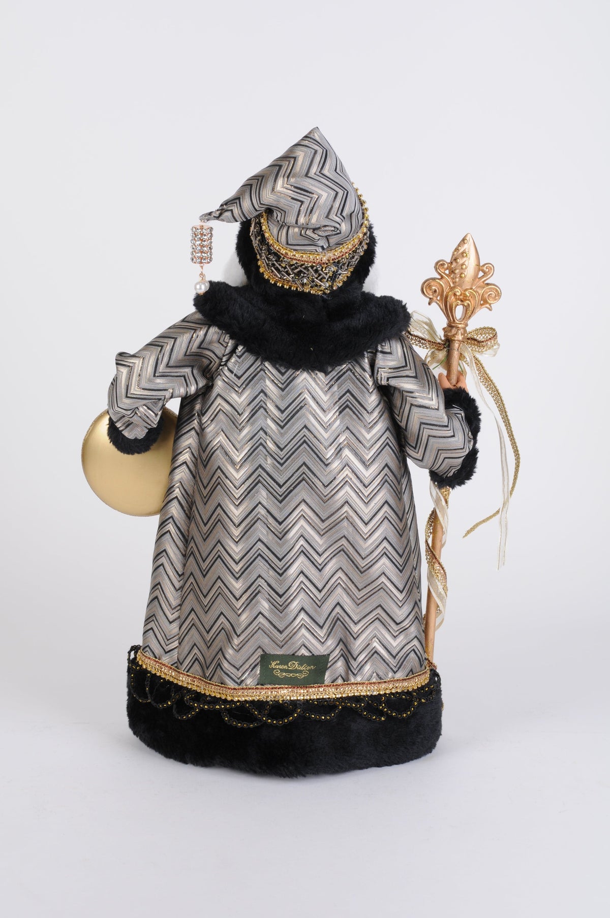 Silver and Gold Noel Santa