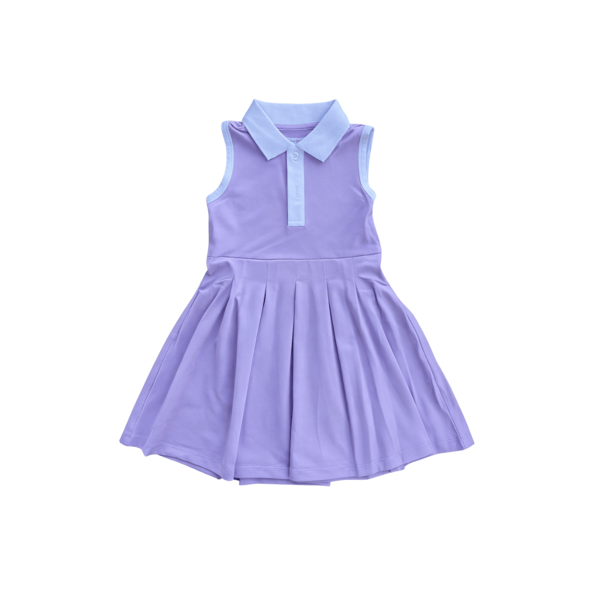 Sleeveless Polo Serena Tennis Dress in Lavender