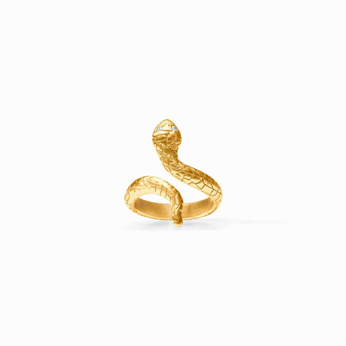 Snake Ring with Cubic Zirconia