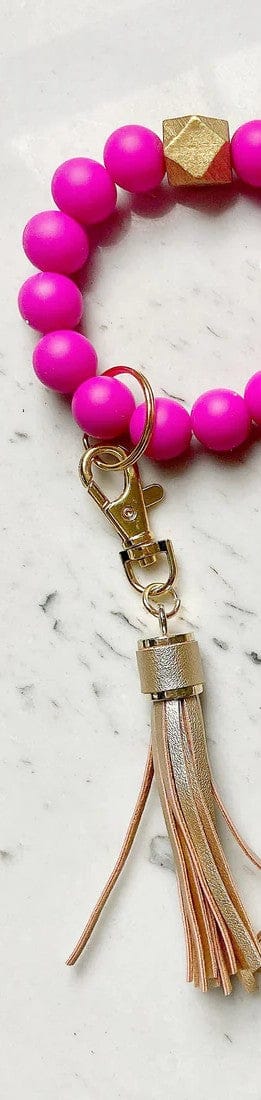 Lanyard Lovebirds O Wristband Keychain Gold Tassel - Little Miss Muffin Children & Home