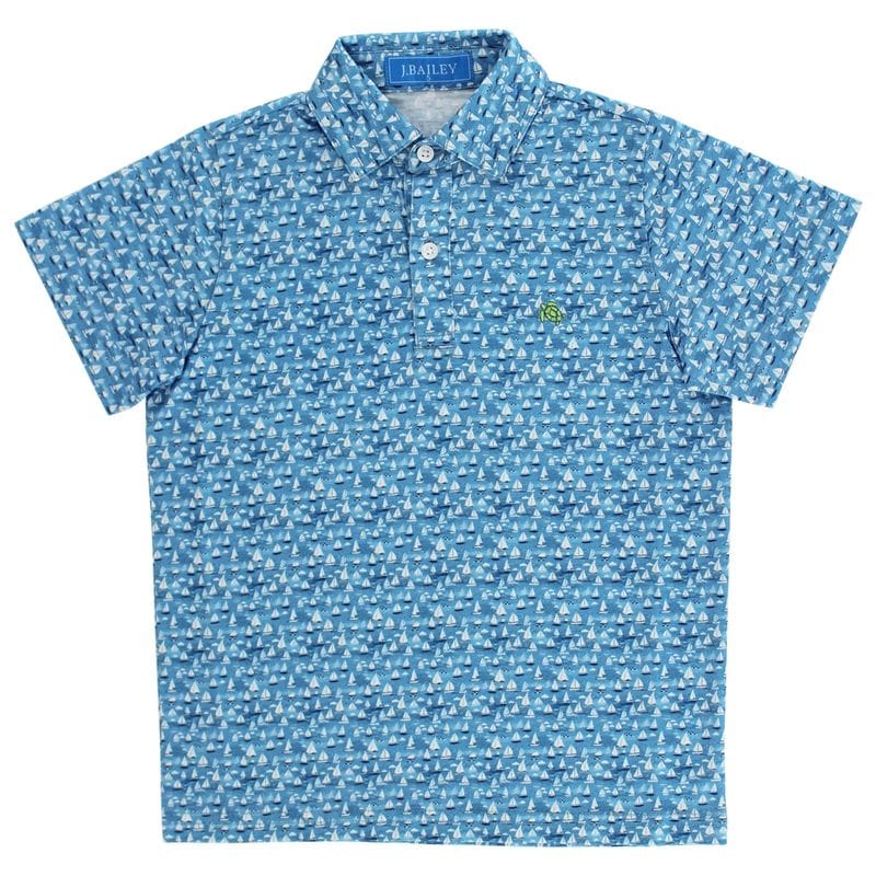 Sport Henry Polo in Sailboat Print