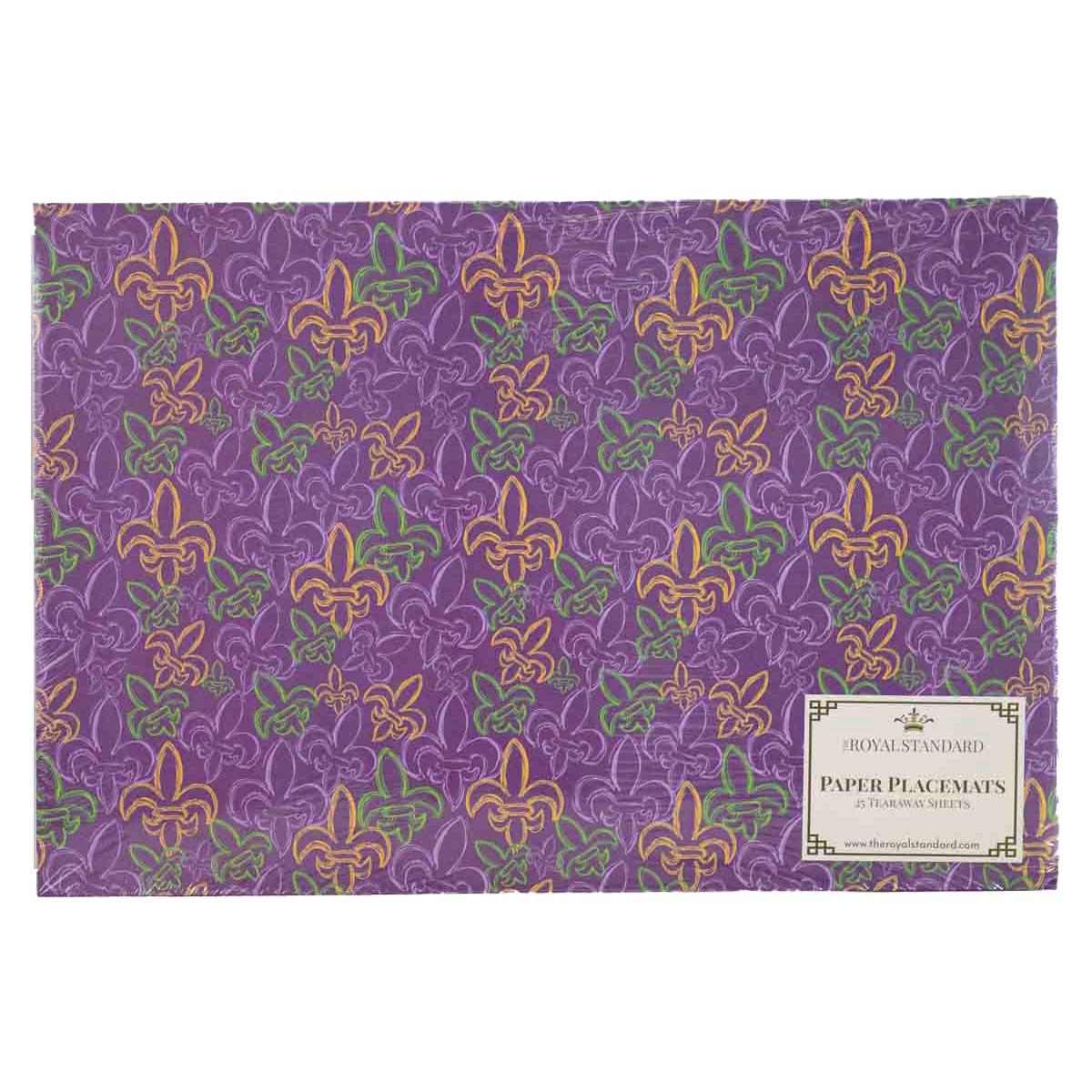 St Charles Fleur de Lis Paper Placemat (Set of 25)