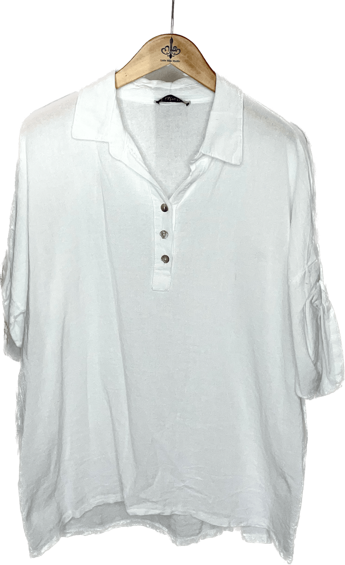 Oro Bonito Oro Bonito Linen Camp Shirt - Little Miss Muffin Children & Home