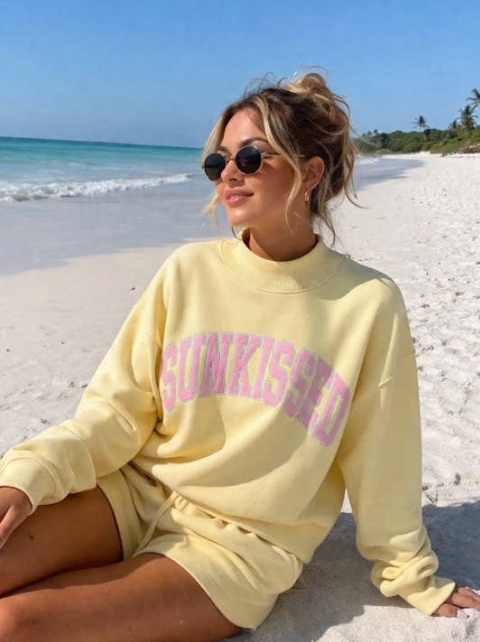 Sunkissed Sweatshirt & Shorts Set