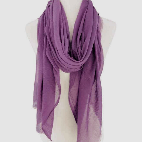 Super Soft Solid Purple Scarf