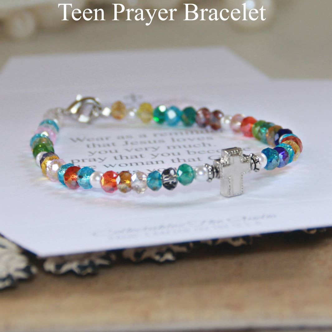 Teen Prayer Multi Color Bracelet