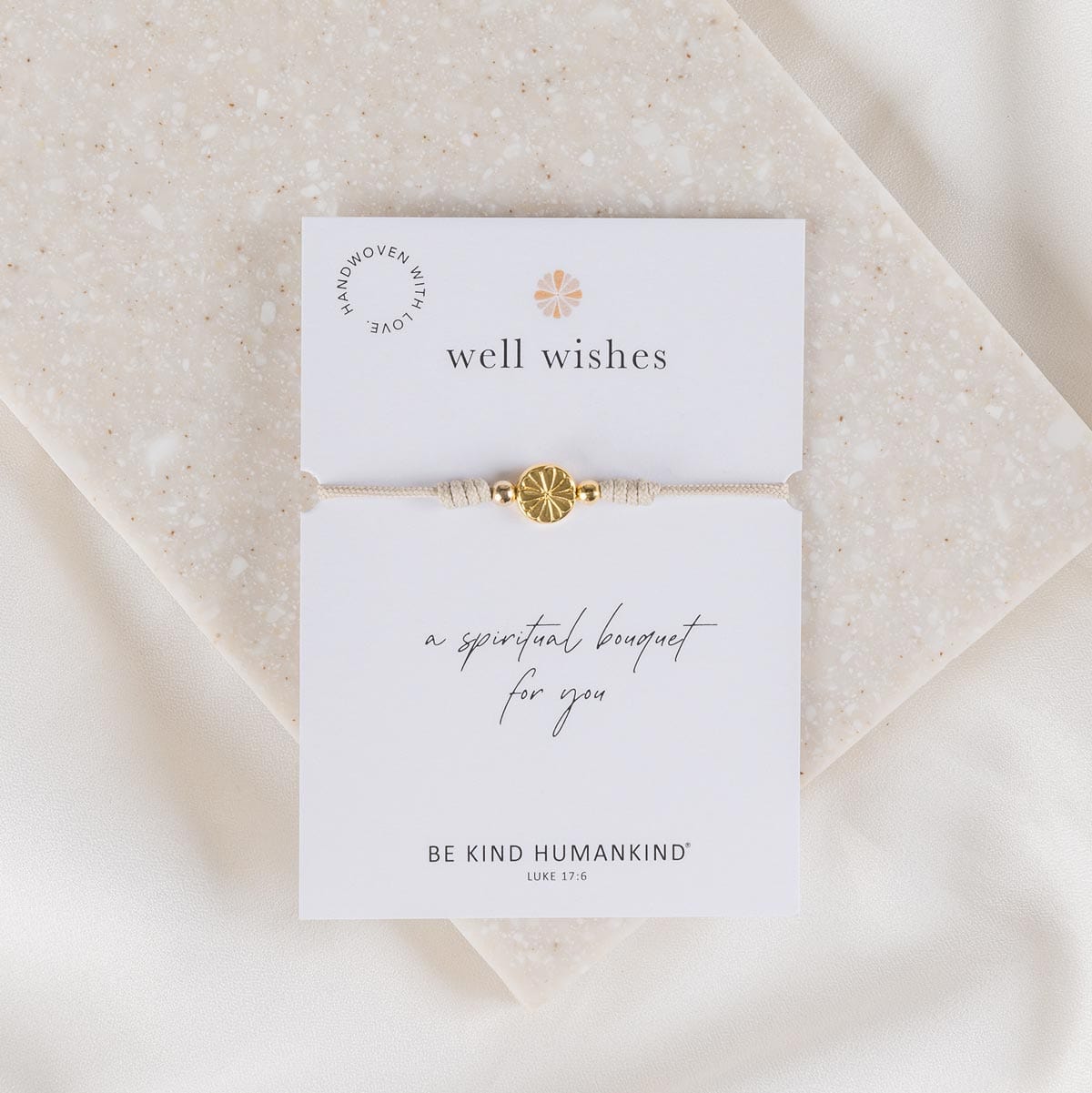 My Saint My Hero Well Wishes Bracelet, Because You Are The ONE Flower - Little Miss Muffin Children & Home