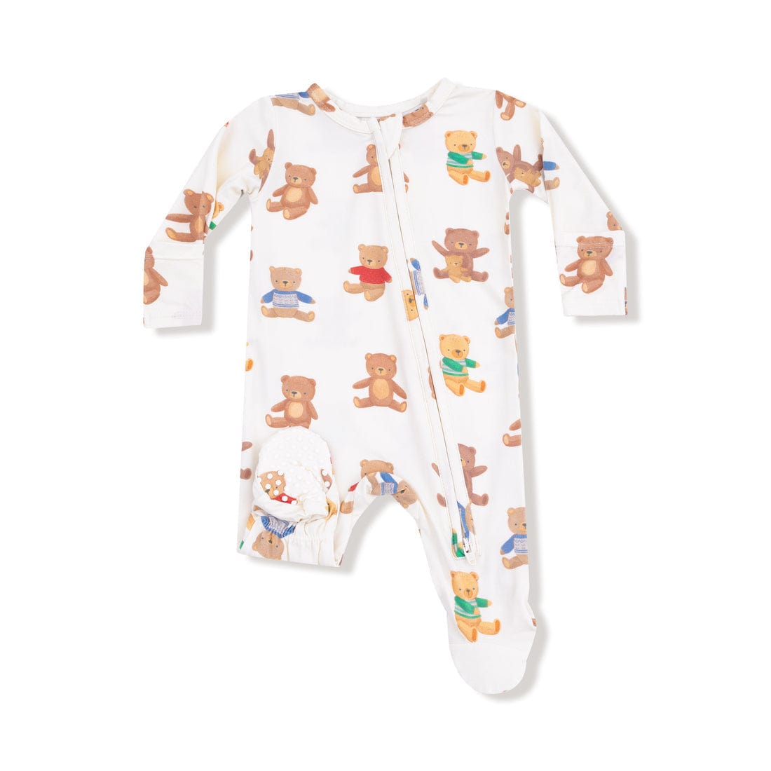 Teddy Bear Collection 2 Way Zipper Footie