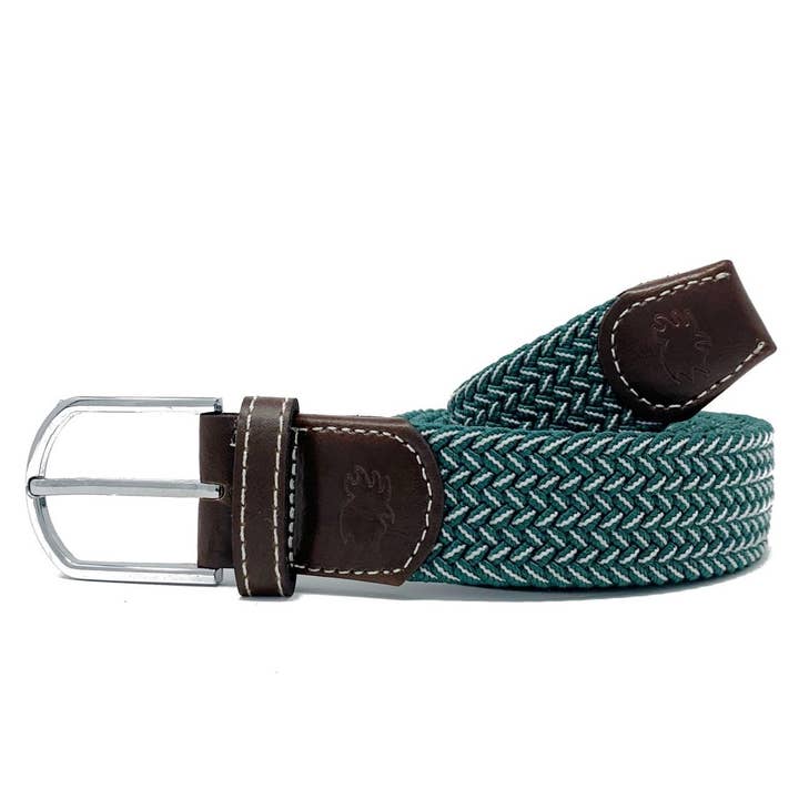 The Bandon Two Toned Woven Stretch Belt