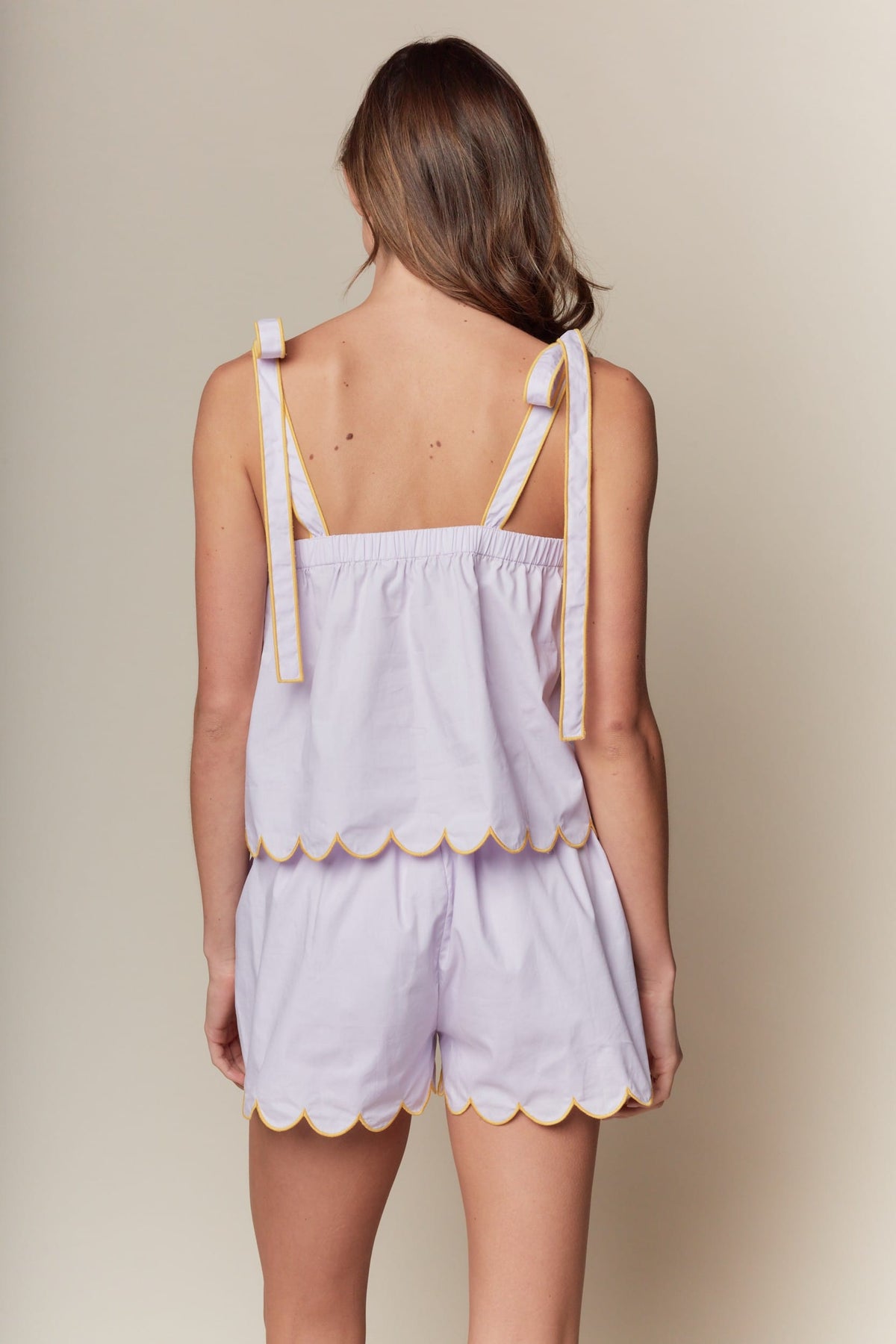 Tiger Spirit Embroidered Short Set