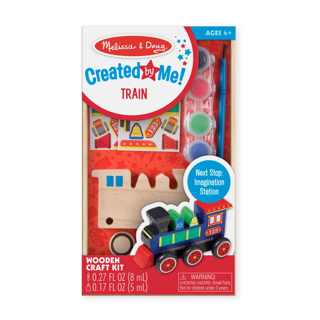Melissa & Doug Melissa & Doug Created by Me! Wooden Train Craft Kit - Little Miss Muffin Children & Home