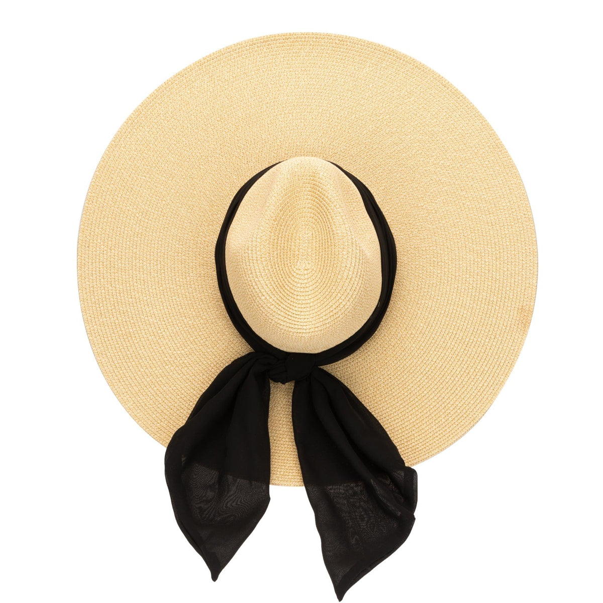 Boardwalk Ultrabraid Pinch Crown Wide Brim Sun Hat with Printed Fabric Band